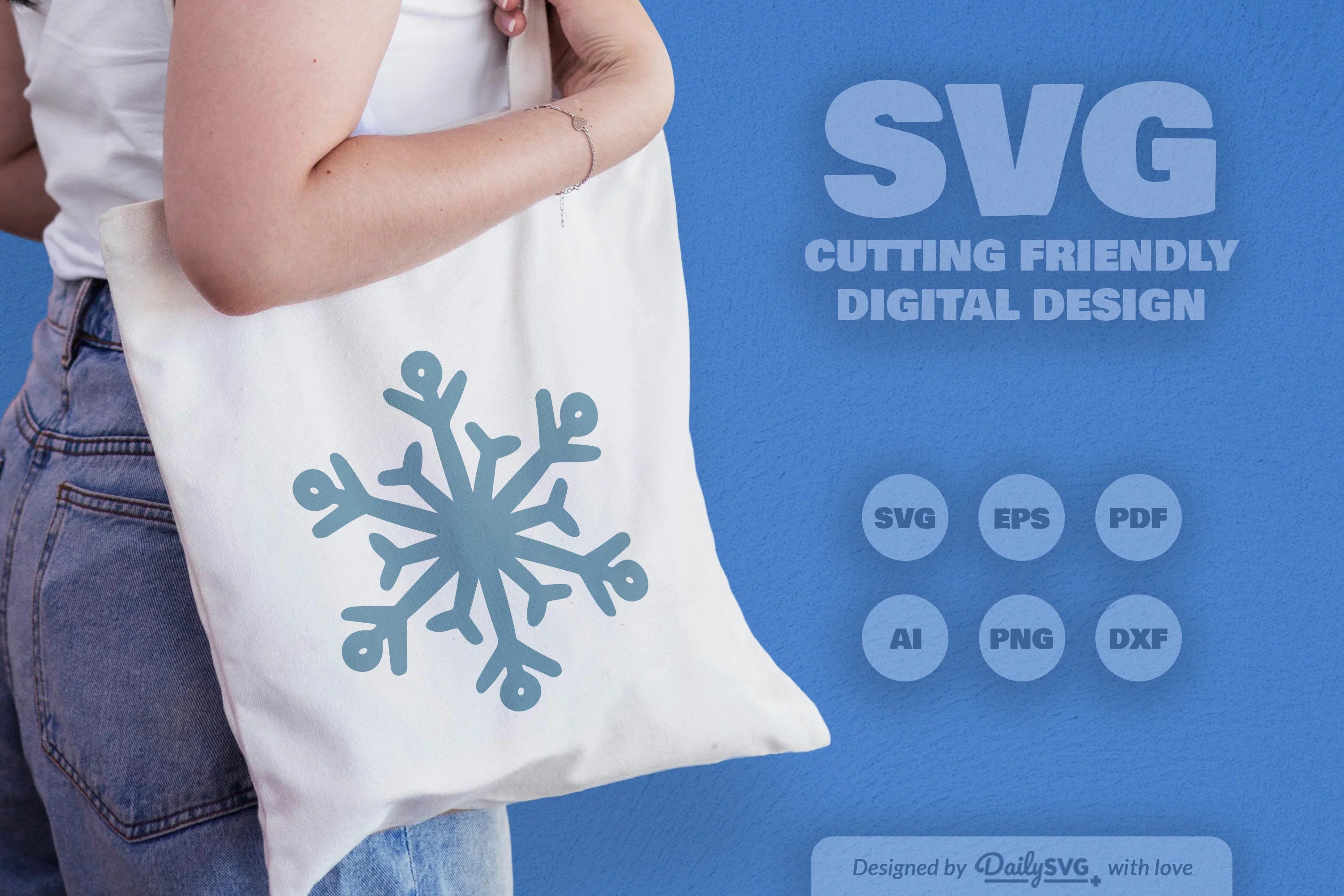 Hand-Drawn Snowflake SVG Bundle 1 - CraftNest - Digital Crafting and Art