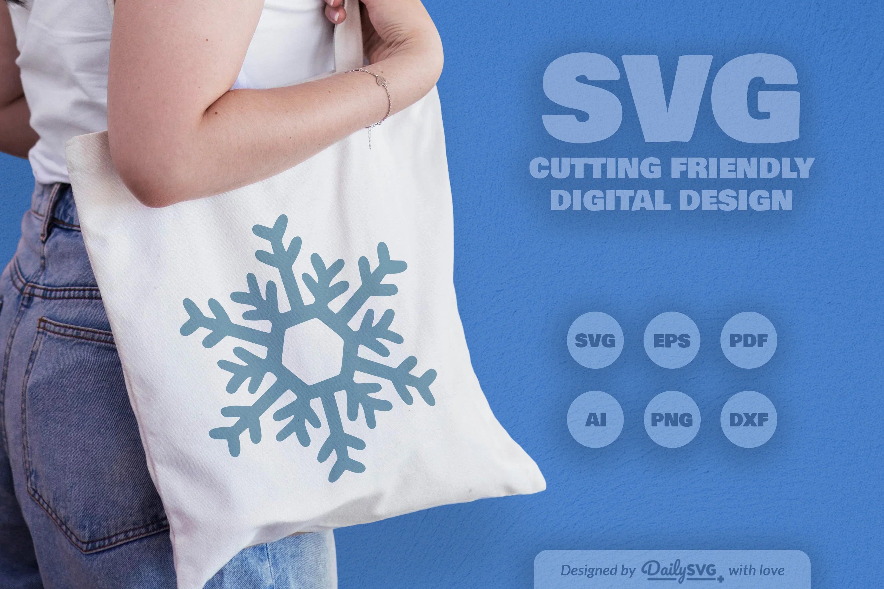 Hand-Drawn Snowflake SVG Bundle for Crafts & Design 3 - CraftNest - Digital Crafting and Art