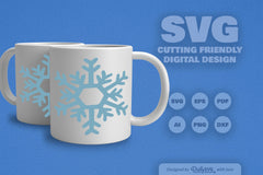 Hand-Drawn Snowflake SVG Bundle for Crafts & Design 3 - CraftNest - Digital Crafting and Art