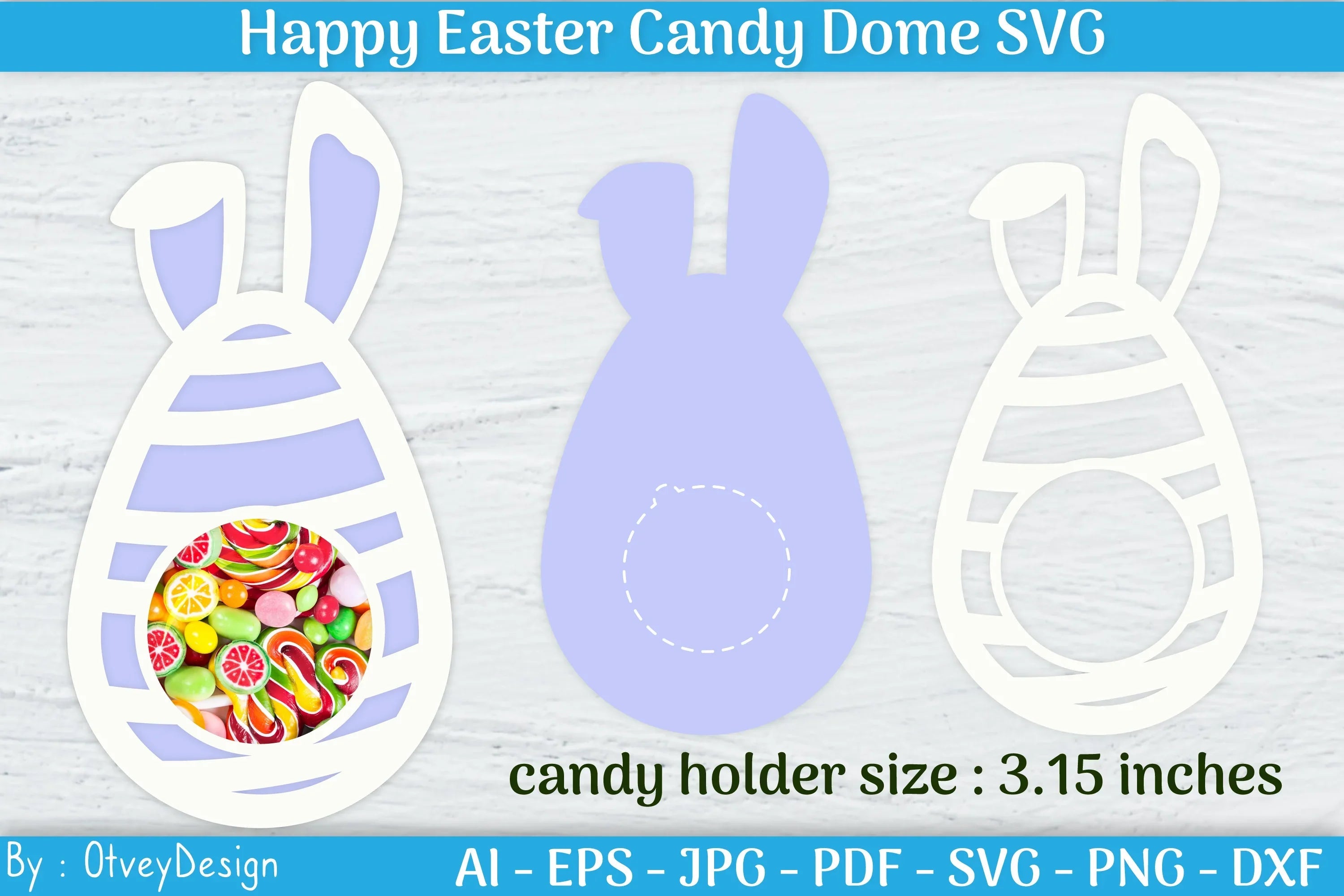 Happy Easter Candy Dome SVG Bundle - CraftNest - Digital Crafting and Art