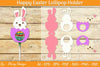 Happy Easter Lollipop Holder SVG Bundle