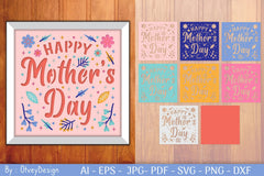 Happy Mother's Day Shadow Box SVG Bundle - CraftNest - Digital Crafting and Art