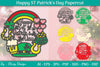 Happy St Patrick's Day Layered Papercut SVG Bundle