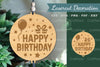 Happy Birthday Lasercut Decoration Clipart Bundle