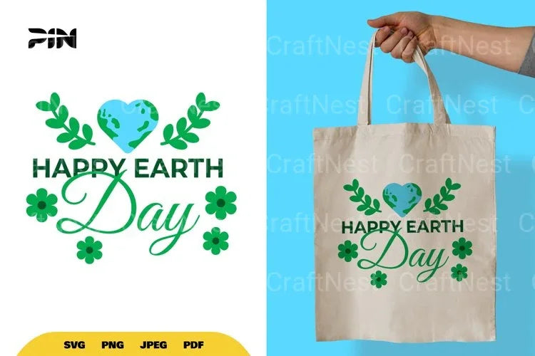 Happy Earth Day SVG Bundle - CraftNest - Digital Crafting and Art