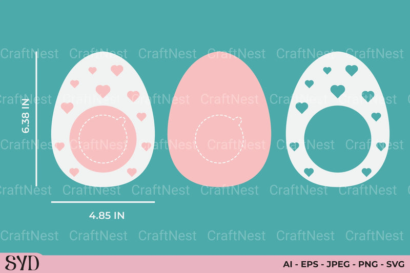Happy Easter Candy Dome SVG Bundle - CraftNest - Digital Crafting and Art