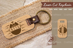 Happy Easter Laser Cut Keychain Design Bundle - CraftNest - Digital Crafting and Art
