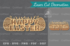 Happy Place Laser Cut Sign Design Bundle - CraftNest - Digital Crafting and Art