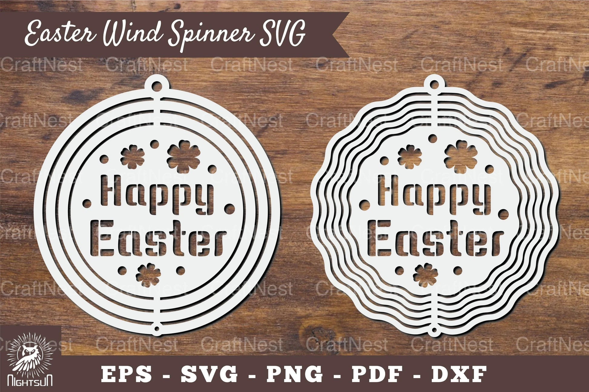 Happy Easter Wind Spinner Clipart Bundle - CraftNest - Digital Crafting and Art