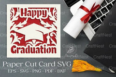 Happy Graduation Paper Cut SVG Bundle - CraftNest - Digital Crafting and Art
