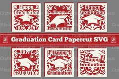 Happy Graduation Paper Cut SVG Bundle - CraftNest - Digital Crafting and Art