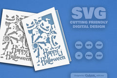 Daily SVG Bundles: Happy Halloween Greeting Card Clipart - CraftNest - Digital Crafting and Art