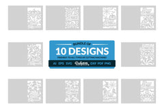 Daily SVG Bundles: Happy Halloween Greeting Card Clipart - CraftNest - Digital Crafting and Art