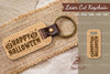 Happy Halloween Laser Cut Keychain Design Bundle