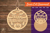 Happy Halloween Laser Cut Ornament Clipart Bundle