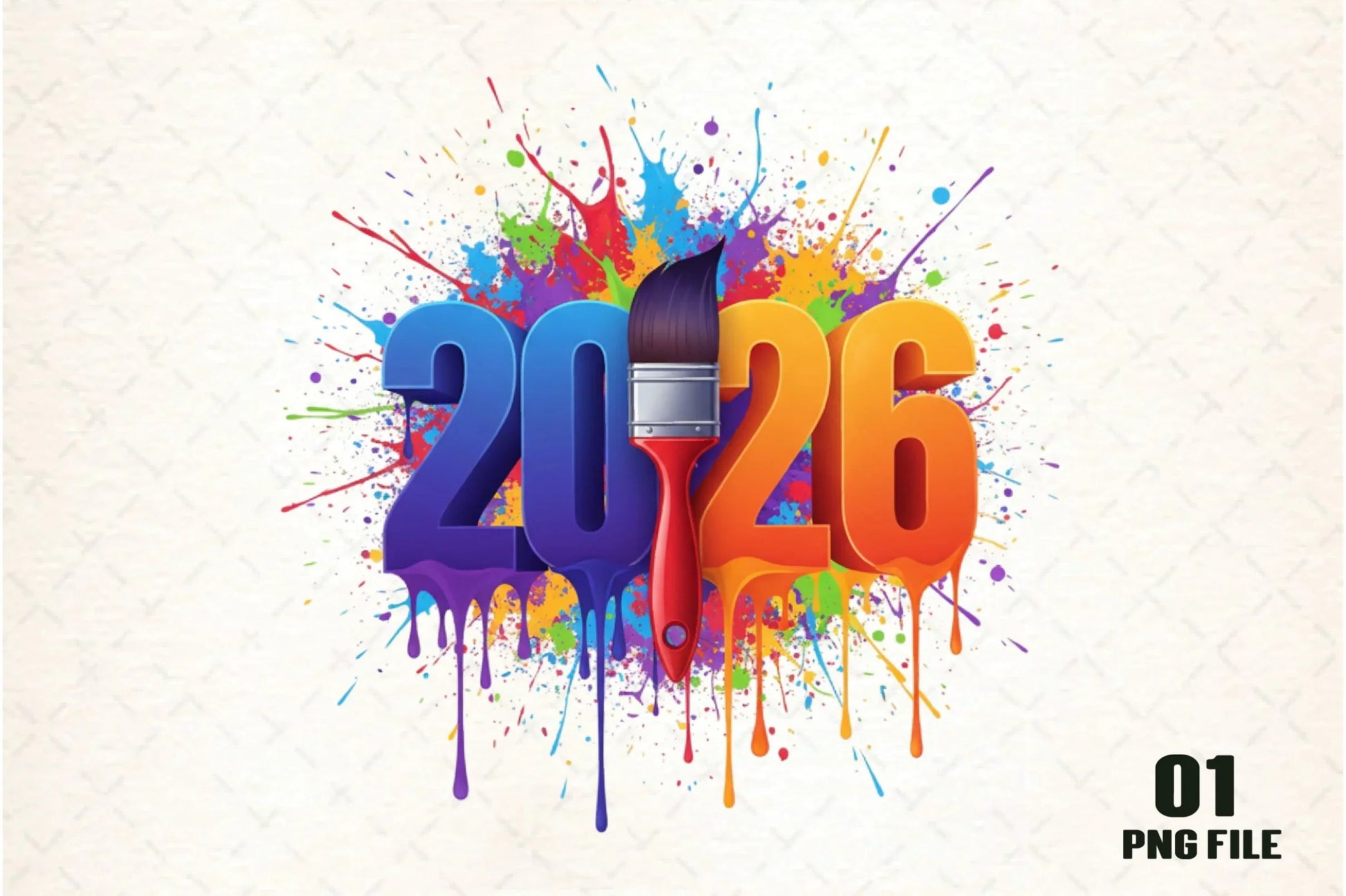 Happy New Year Clipart Bundle - CraftNest - Digital Crafting and Art