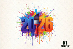 Happy New Year Clipart Bundle - CraftNest - Digital Crafting and Art