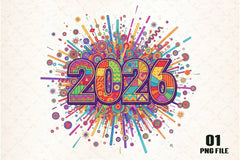 Happy New Year Clipart Bundle - CraftNest - Digital Crafting and Art