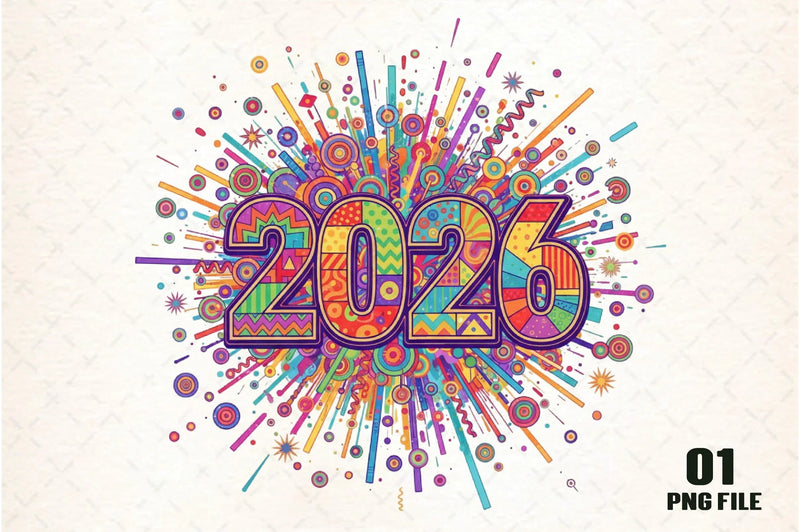 Happy New Year Clipart Bundle - CraftNest - Digital Crafting and Art
