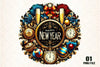 Happy New Year Clipart Bundle