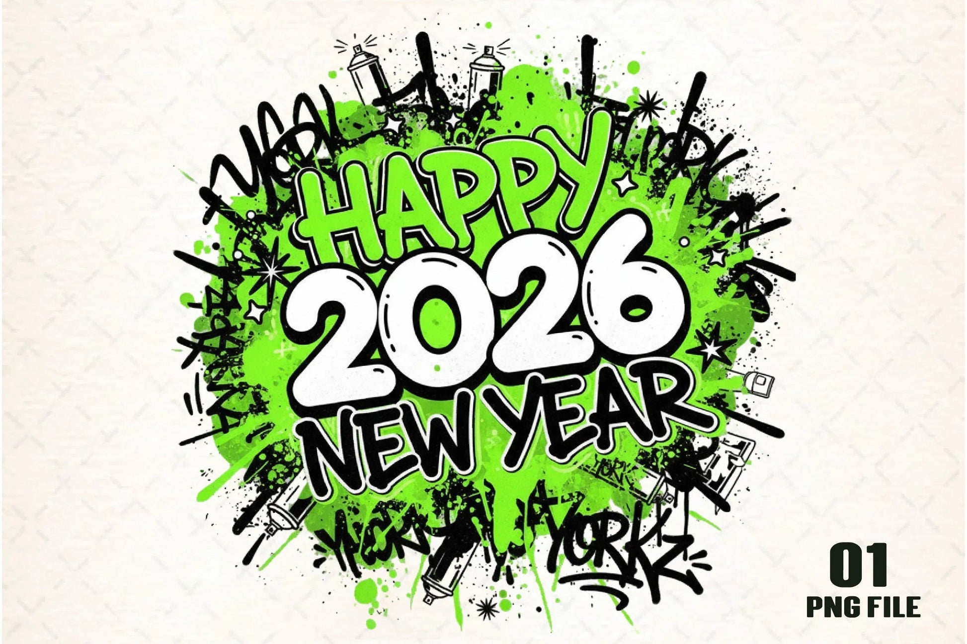 Happy New Year Clipart Bundle - CraftNest - Digital Crafting and Art