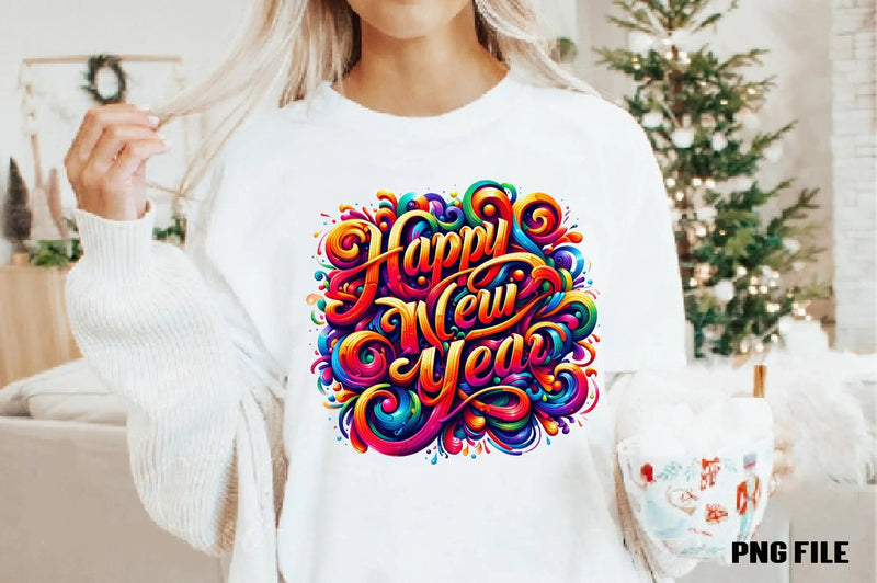 Happy New Year Clipart Bundle - CraftNest - Digital Crafting and Art
