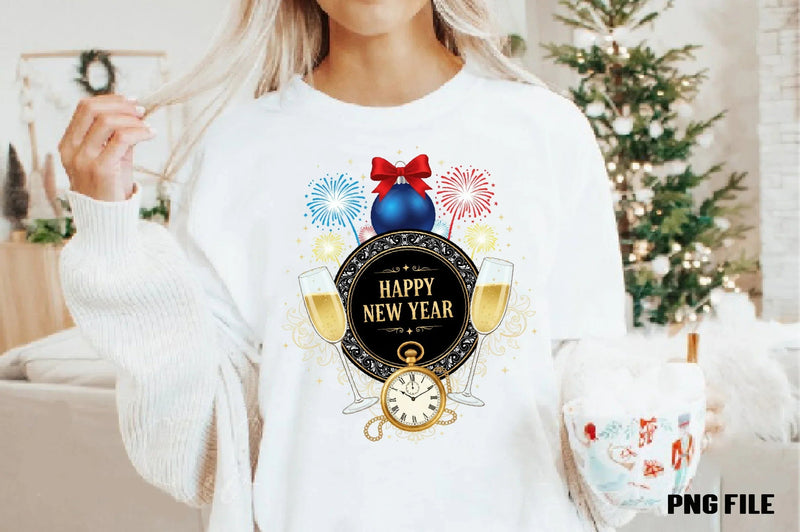 Happy New Year Clipart Bundle - CraftNest - Digital Crafting and Art