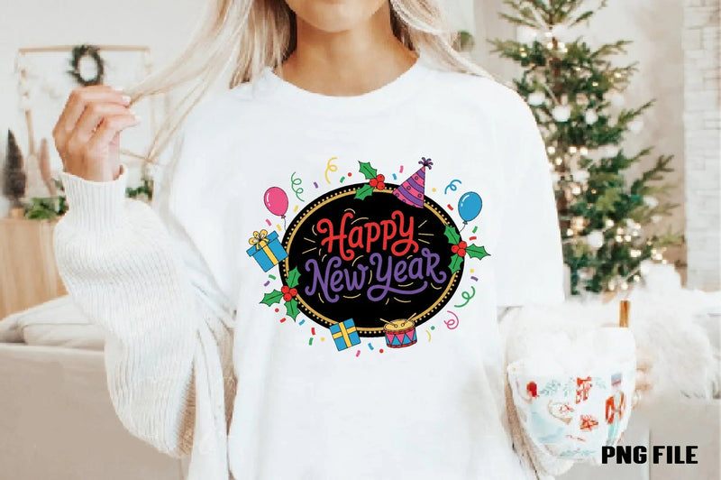 Happy New Year Clipart Bundle - CraftNest - Digital Crafting and Art