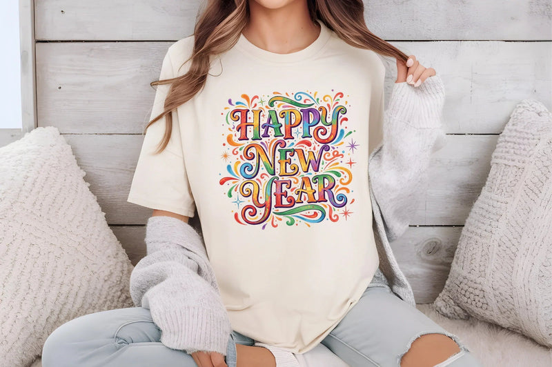Happy New Year Clipart Bundle - CraftNest - Digital Crafting and Art