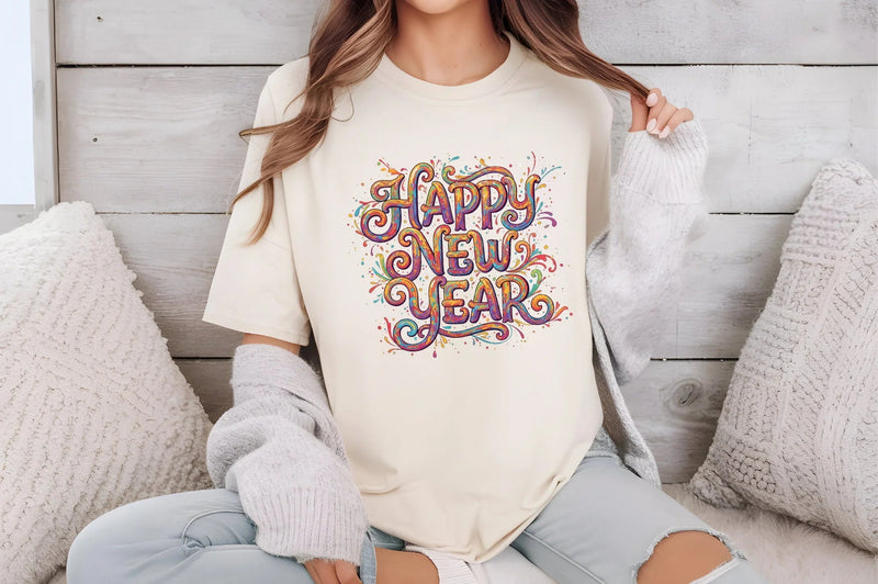Happy New Year Clipart Bundle - CraftNest - Digital Crafting and Art