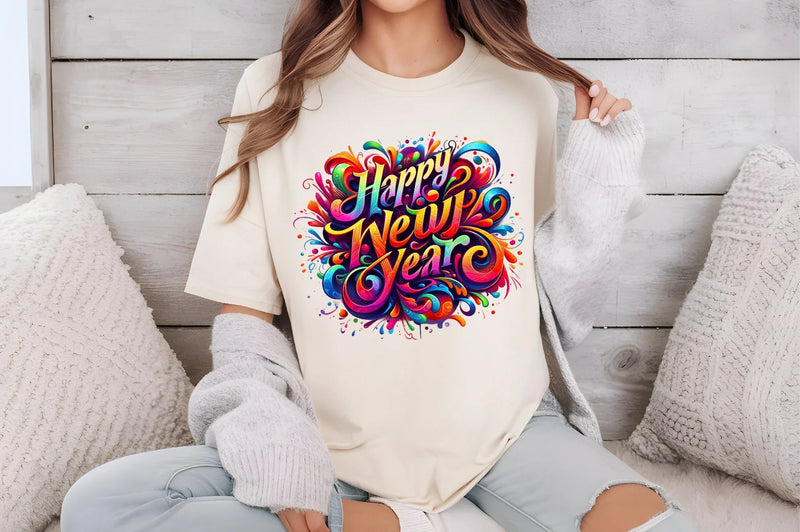 Happy New Year Clipart Bundle - CraftNest - Digital Crafting and Art