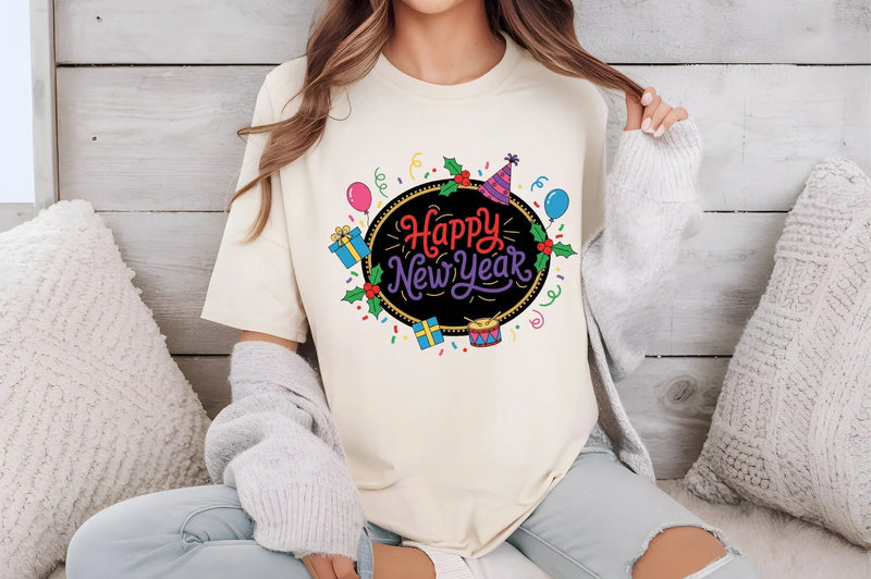 Happy New Year Clipart Bundle - CraftNest - Digital Crafting and Art
