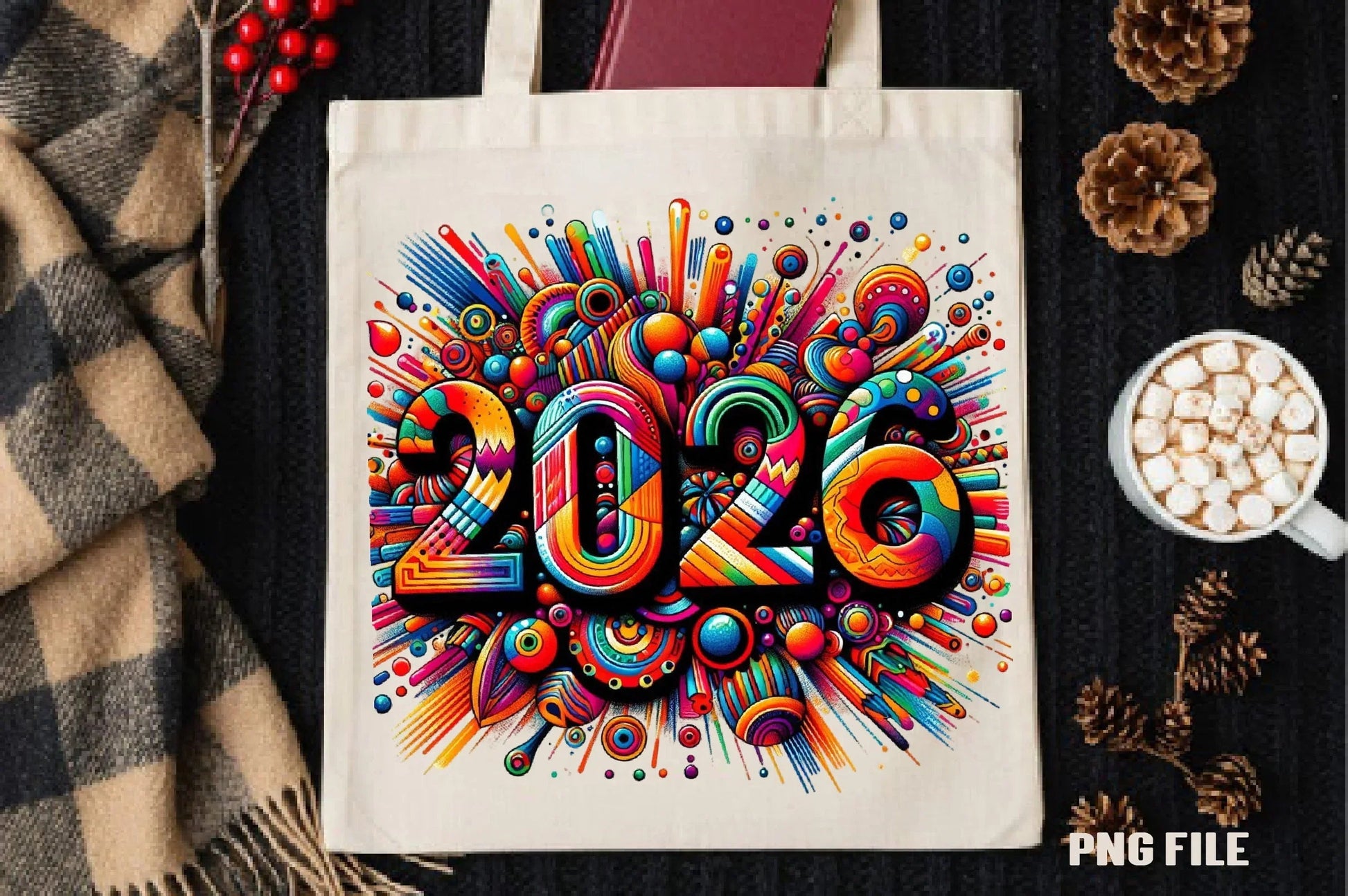 Happy New Year Clipart Bundle - CraftNest - Digital Crafting and Art