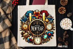 Happy New Year Clipart Bundle - CraftNest - Digital Crafting and Art