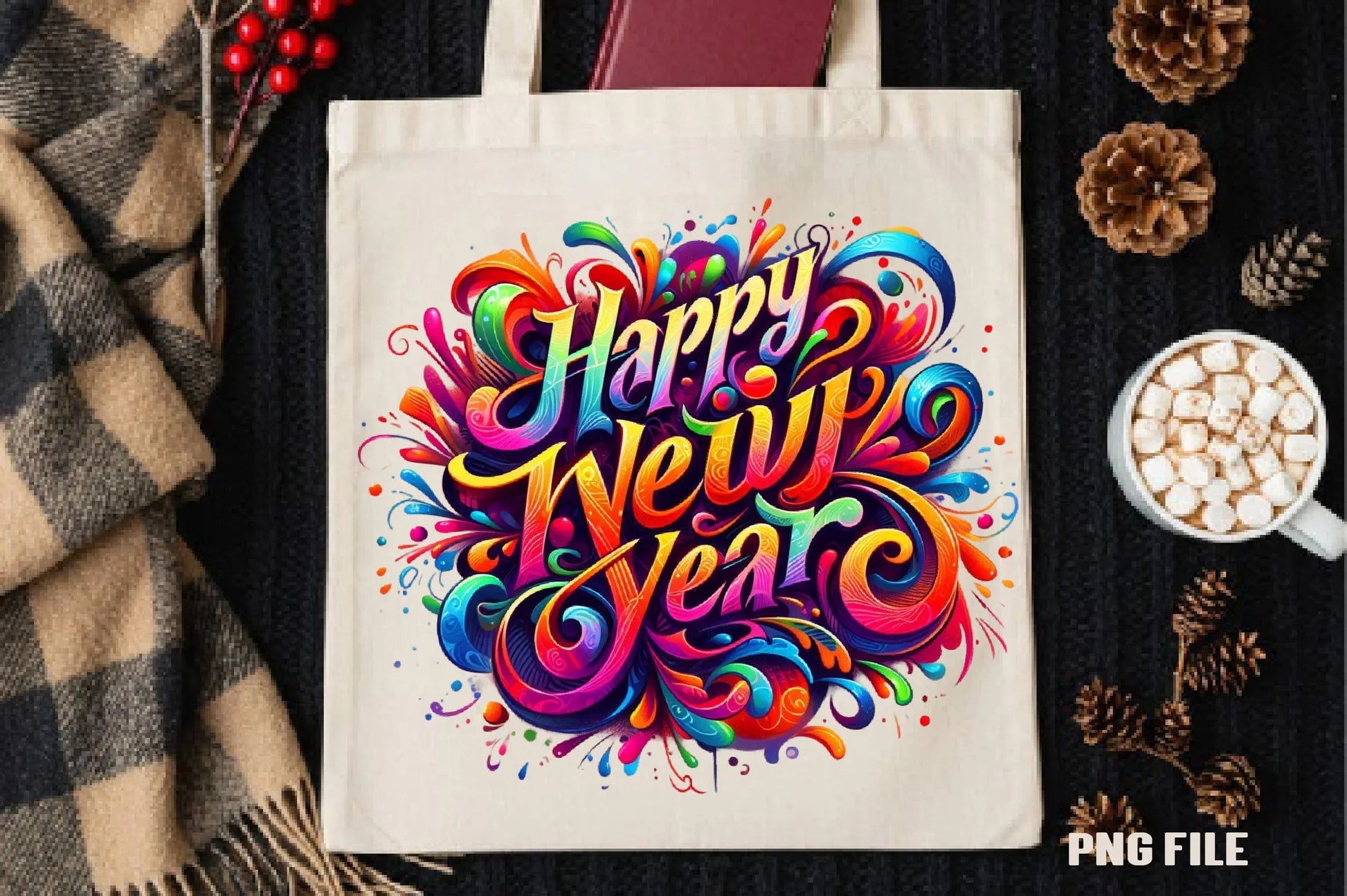 Happy New Year Clipart Bundle - CraftNest - Digital Crafting and Art