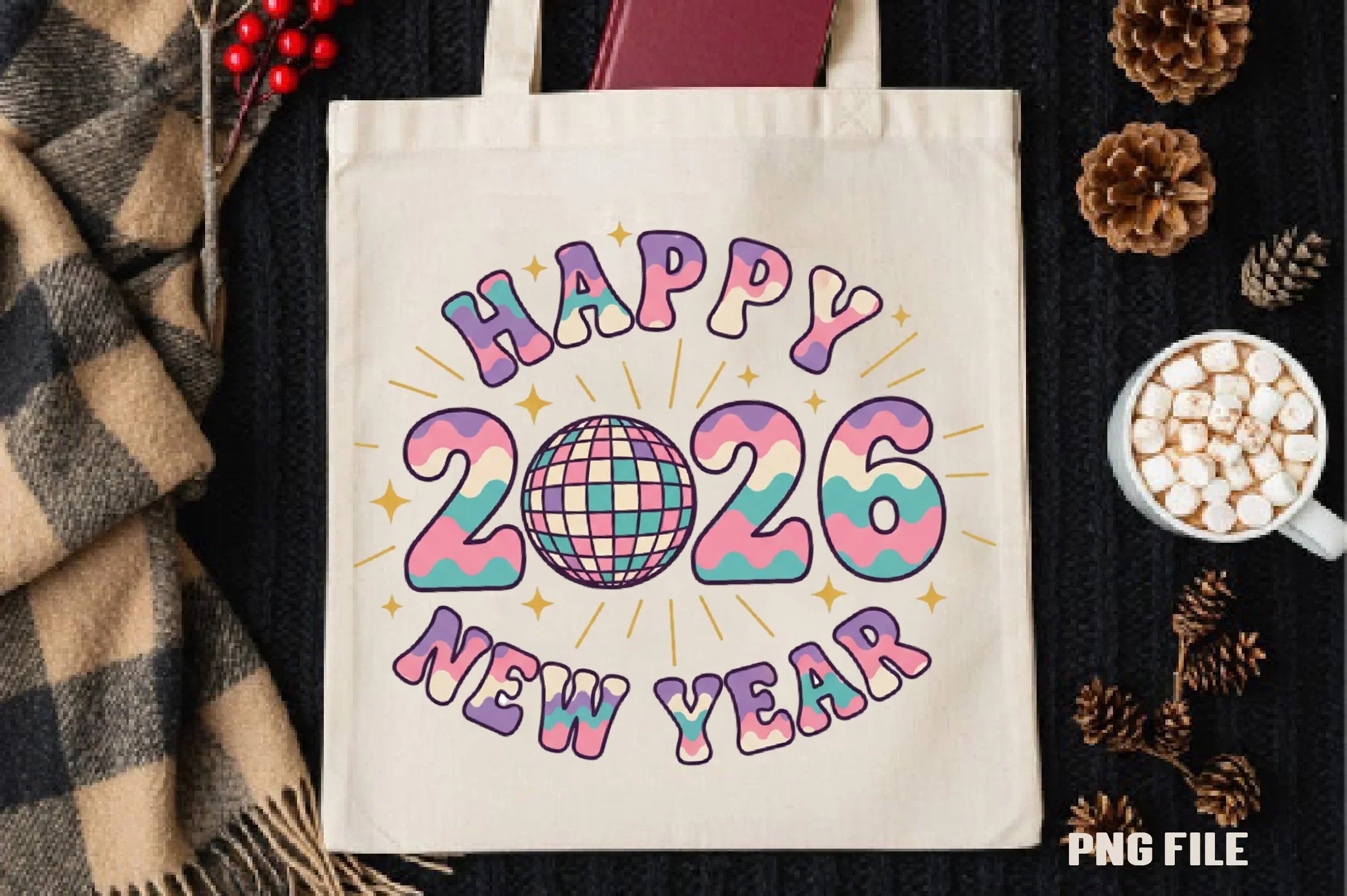 Happy New Year Clipart Bundle - CraftNest - Digital Crafting and Art