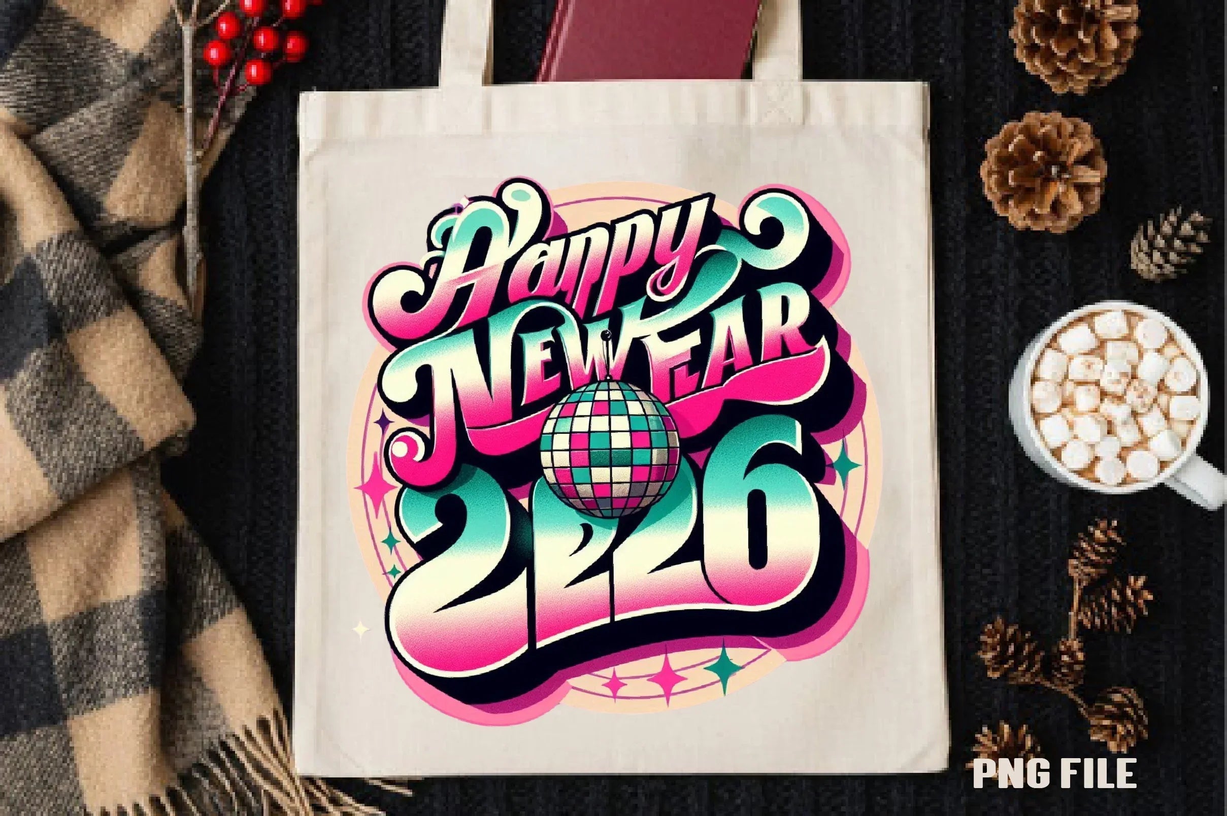 Happy New Year Clipart Bundle - CraftNest - Digital Crafting and Art