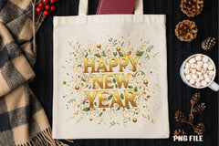 Happy New Year Clipart Bundle - CraftNest - Digital Crafting and Art