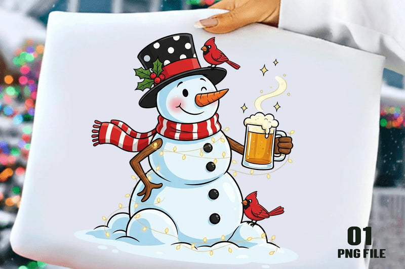 Happy Snowman Clipart Bundle - CraftNest - Digital Crafting and Art