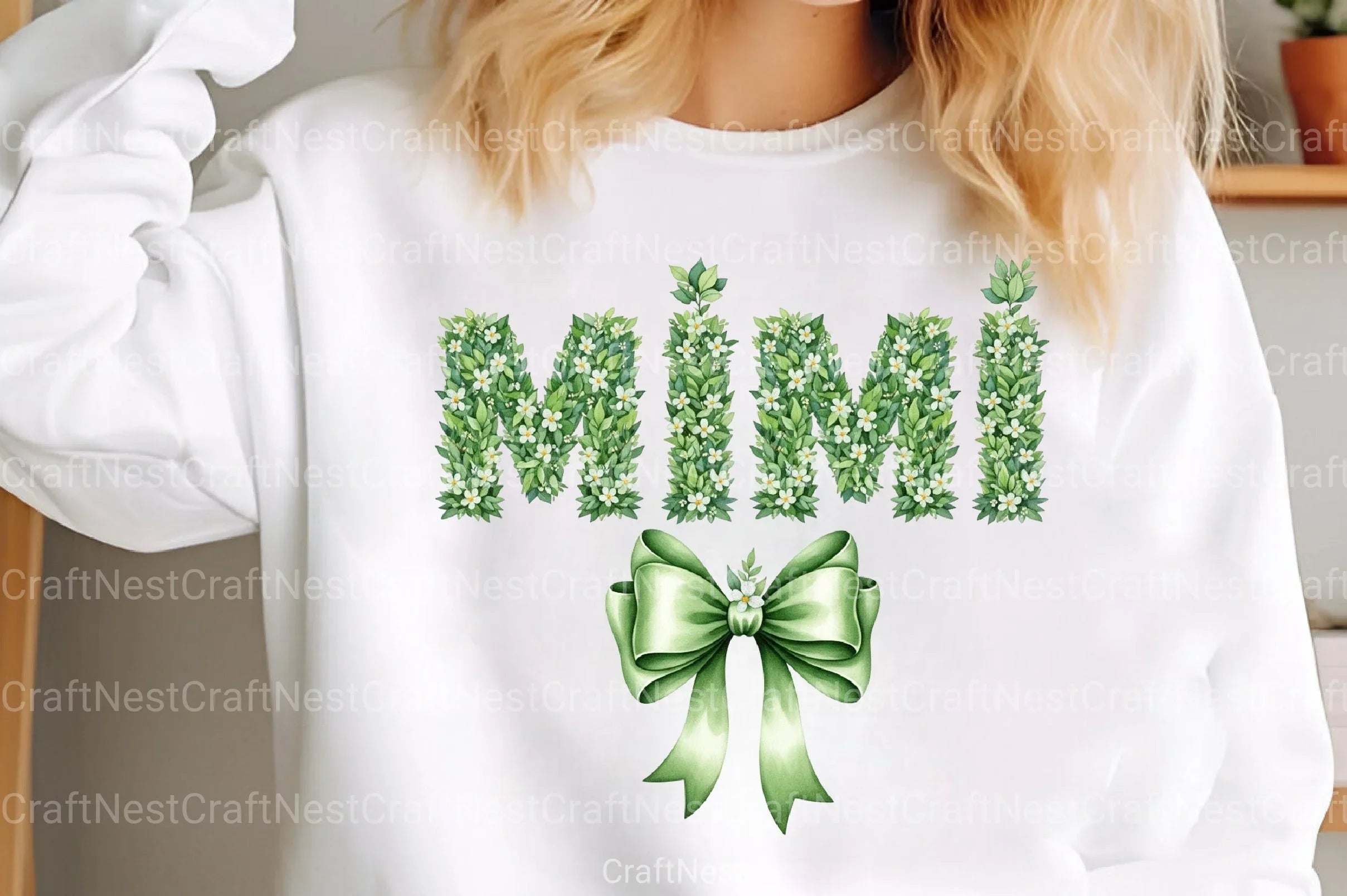 Floral Mimi Coquette Mama Grandma Clipart Bundle - CraftNest - Digital Crafting and Art