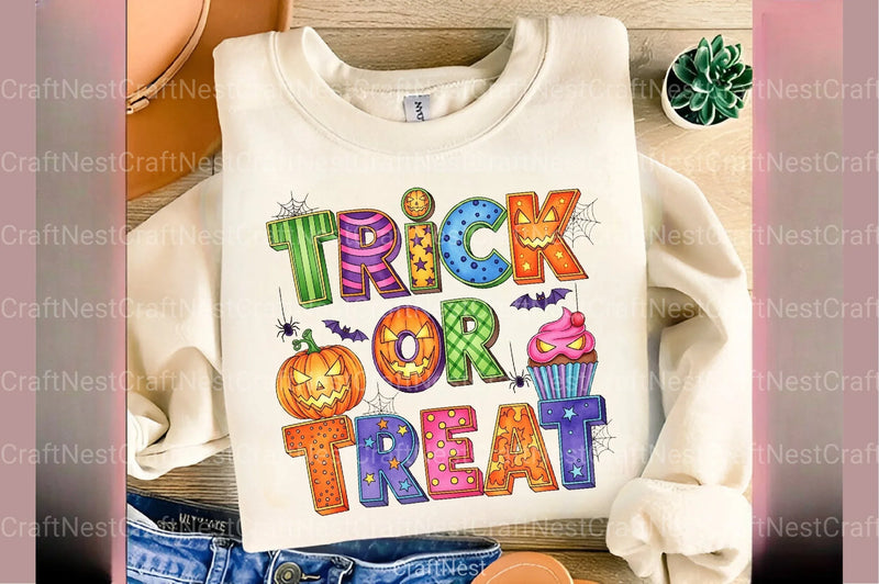 Halloween Trick or Treat Spooky Clipart Bundle 2 - CraftNest - Digital Crafting and Art