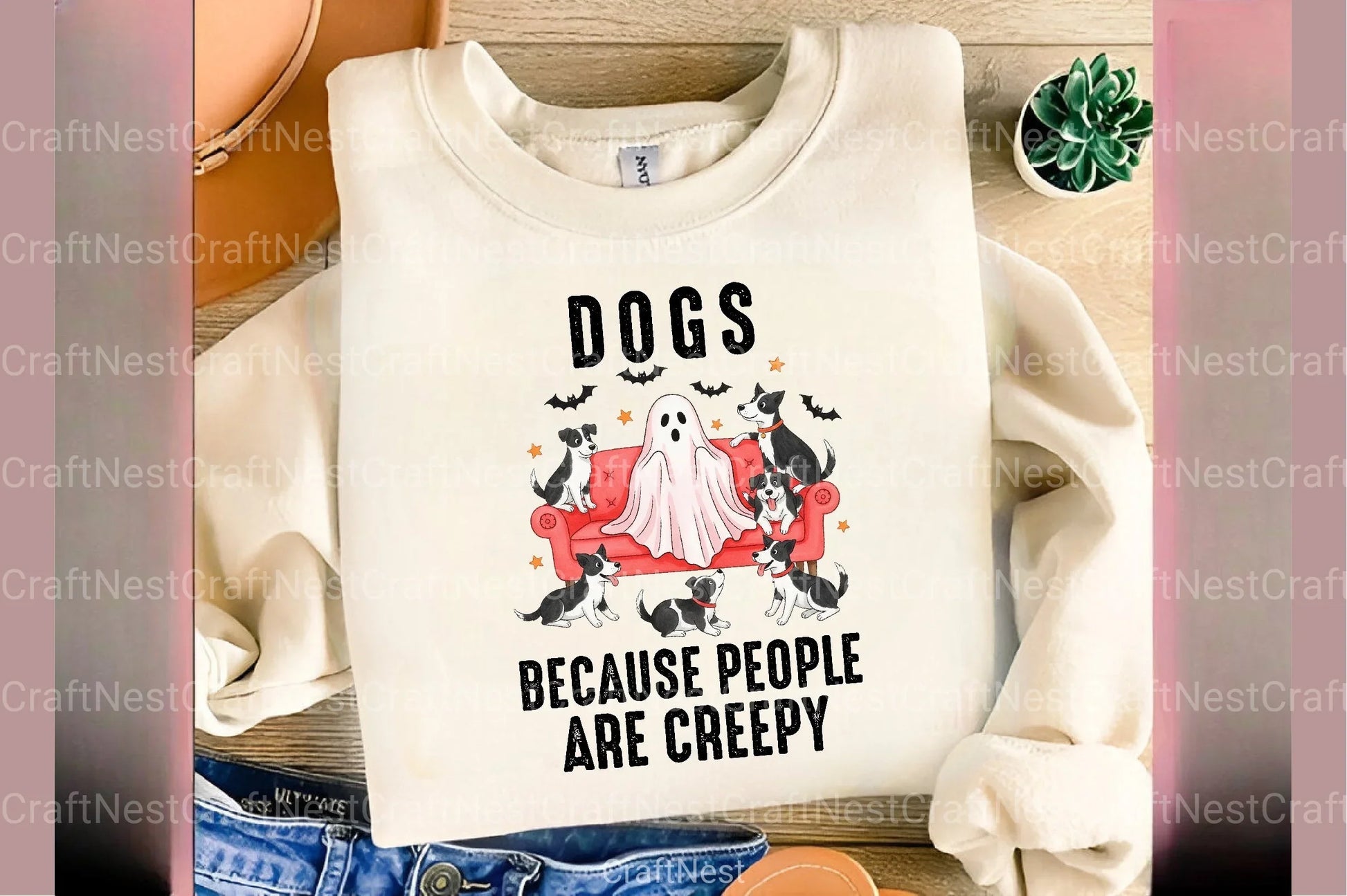 Spooky Halloween Dog Ghost Clipart Bundle - CraftNest - Digital Crafting and Art