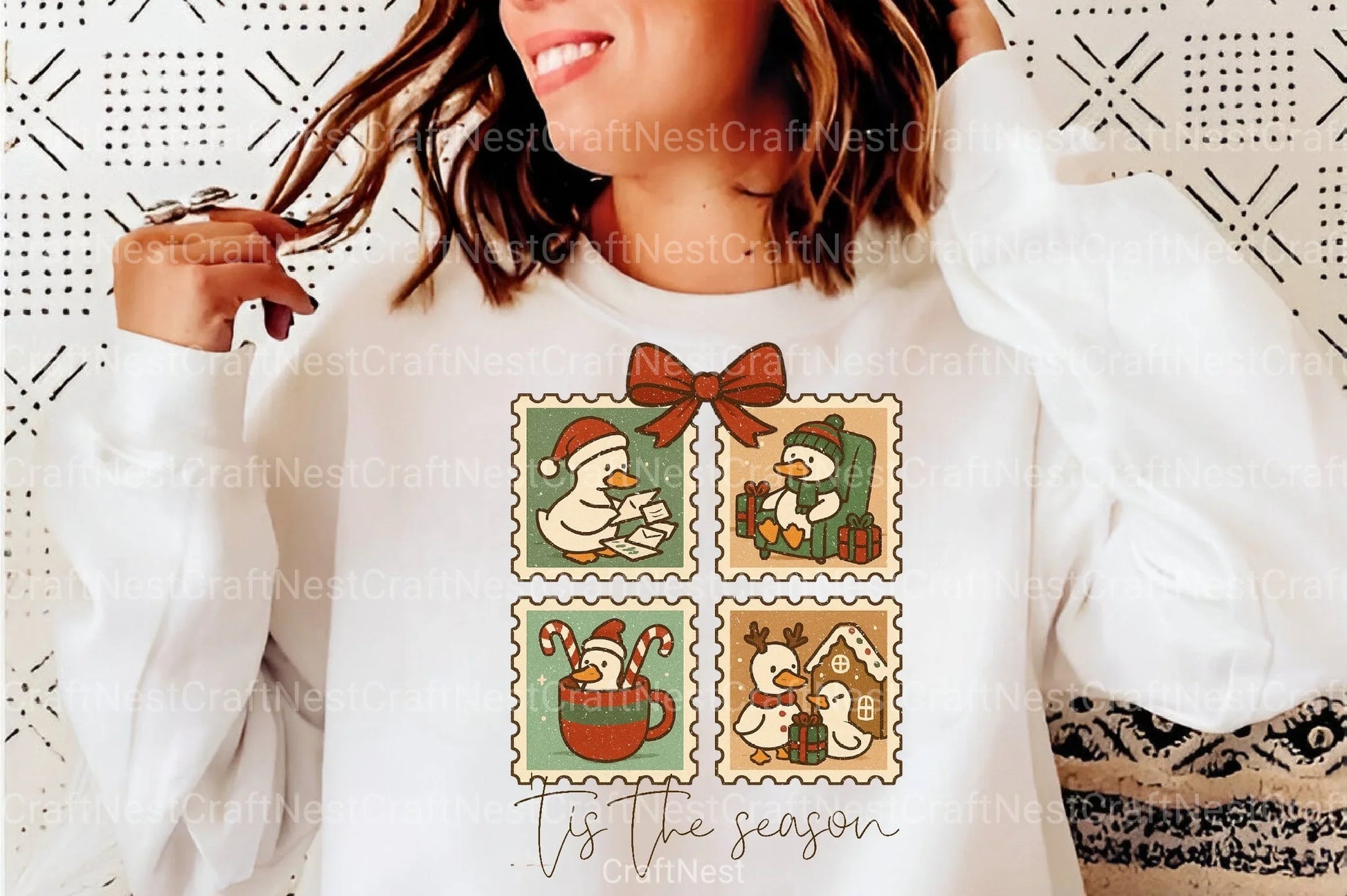 Silly Goose Christmas Stamps Clipart Bundle - CraftNest - Digital Crafting and Art