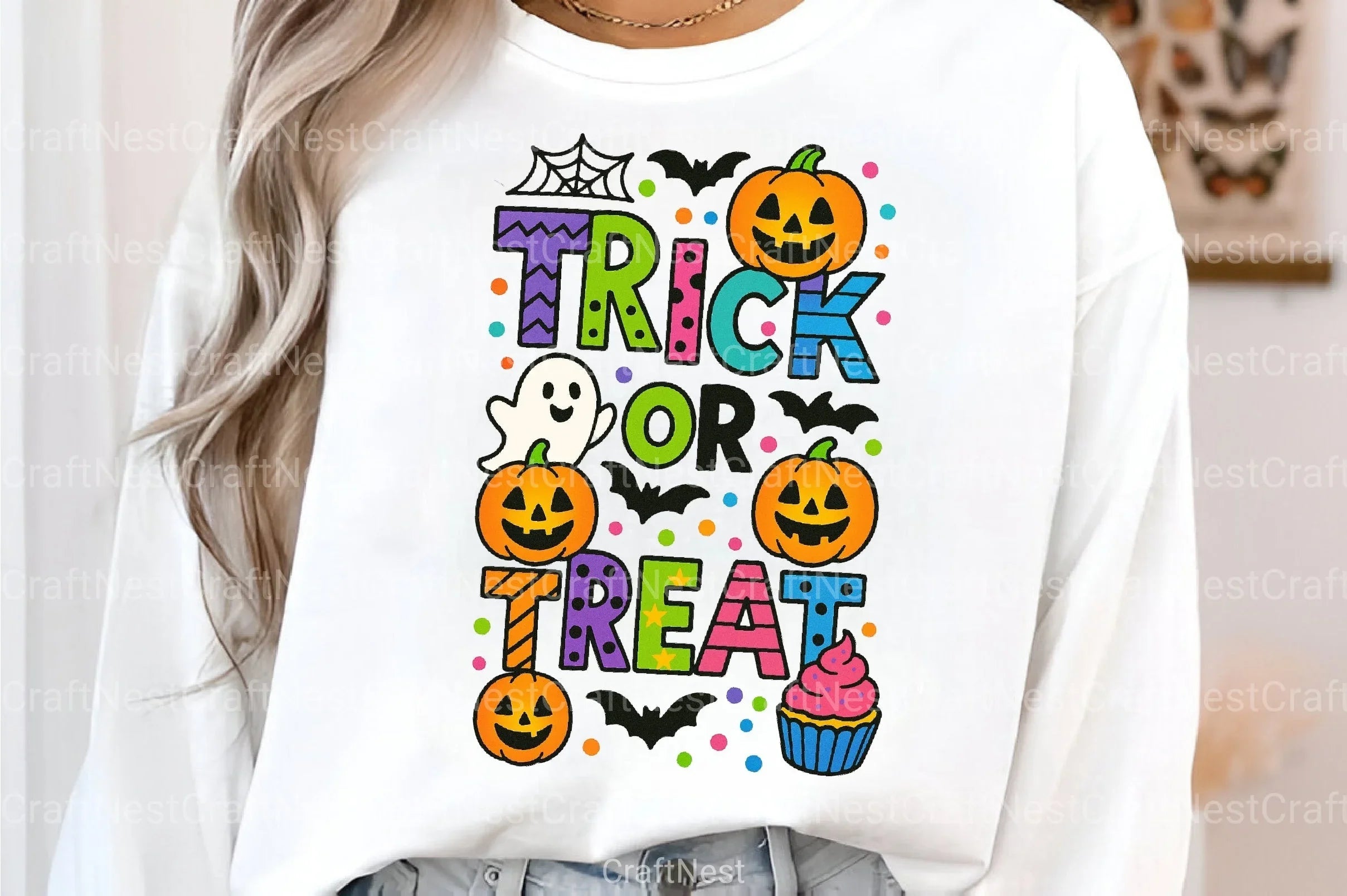 Halloween Trick or Treat Spooky Clipart Bundle 1 - CraftNest - Digital Crafting and Art