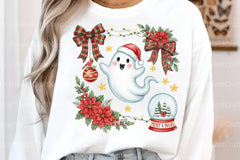 Cute Ghost Christmas Icons Clipart Bundle - CraftNest - Digital Crafting and Art