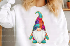 Christmas Gnome Glitter Brushstroke Clipart Bundle - CraftNest - Digital Crafting and Art