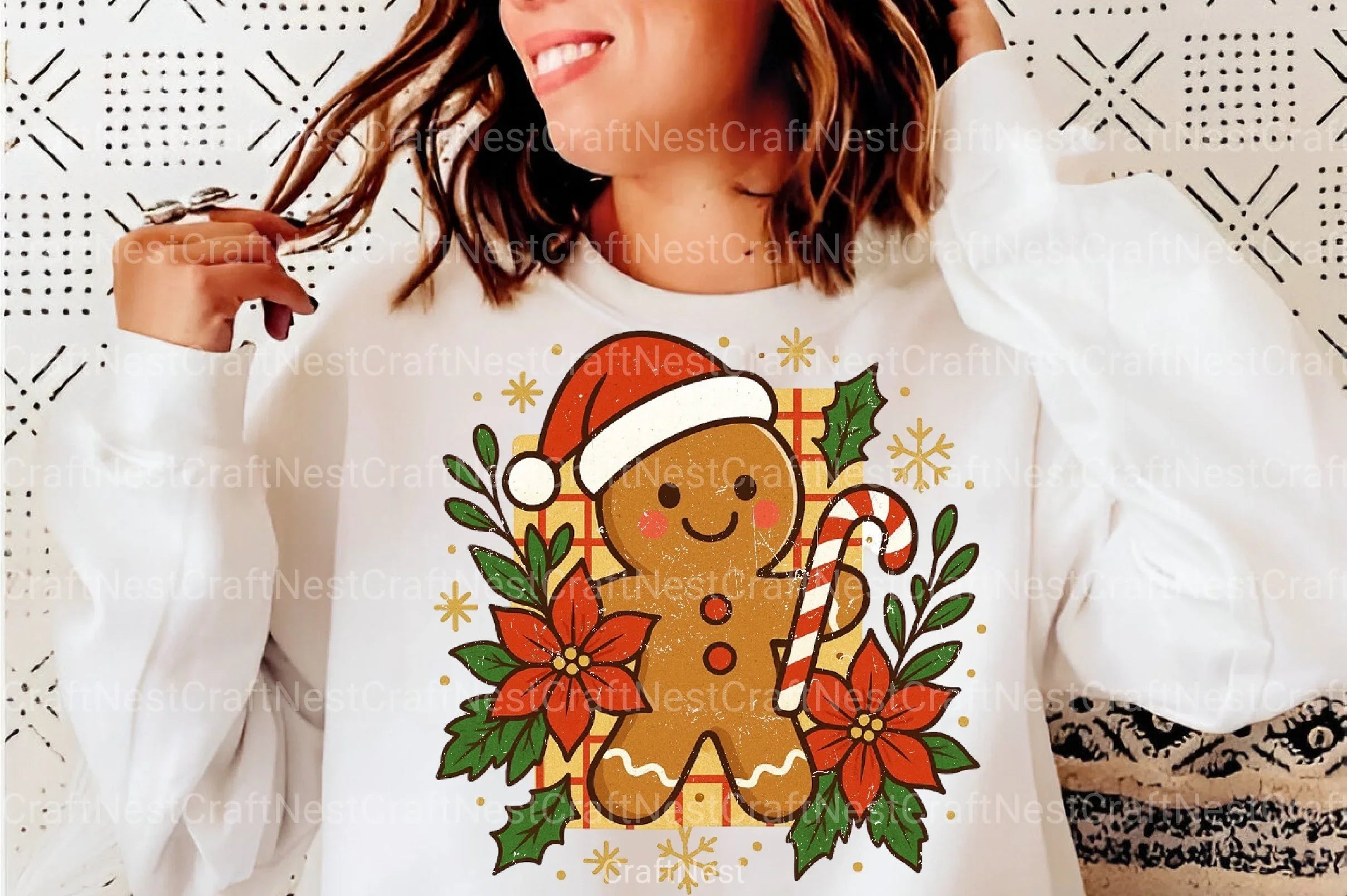 Retro Gingerbread Cookie Clipart Bundle 99 - CraftNest - Digital Crafting and Art