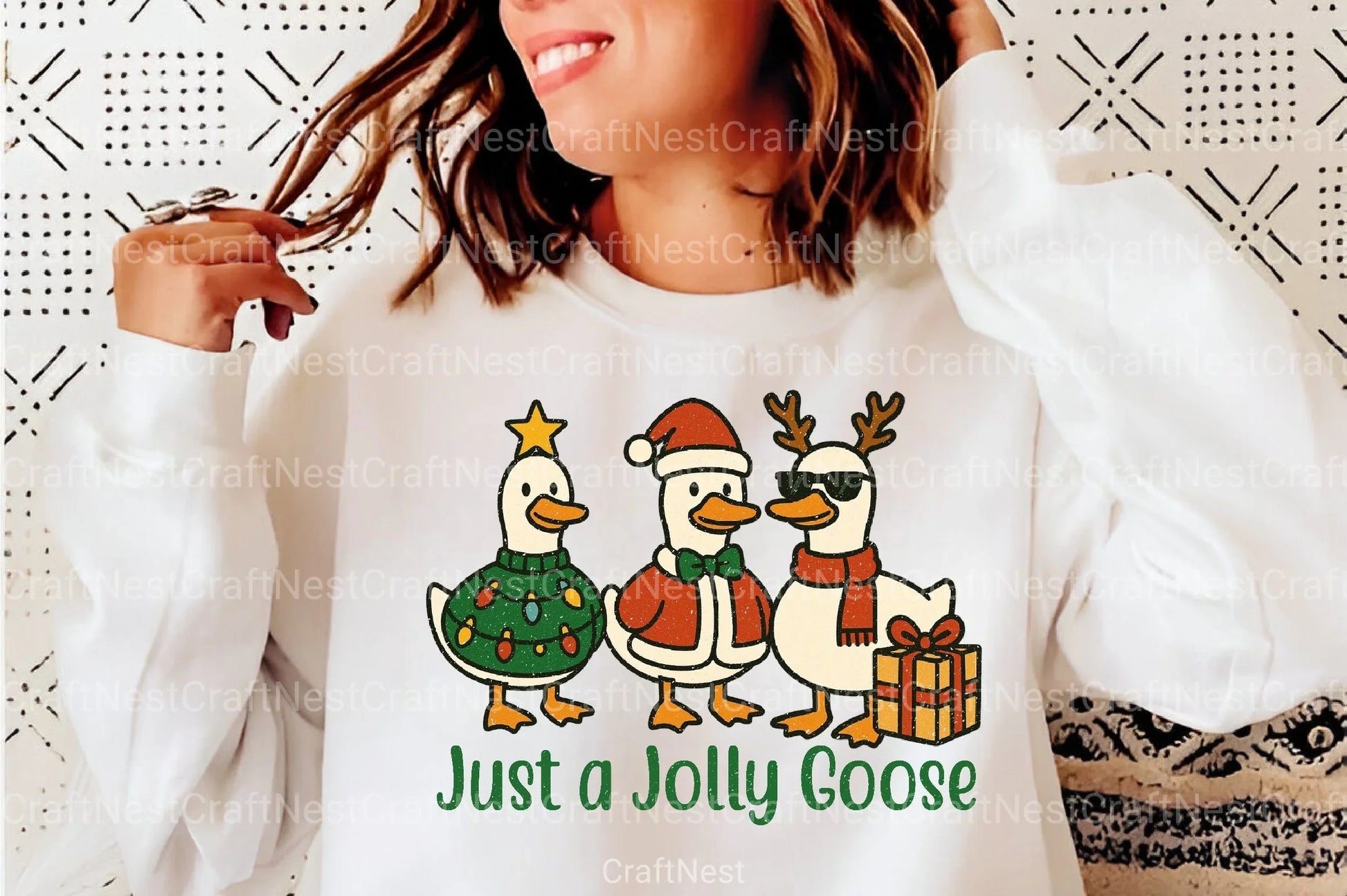 Jolly Christmas Goose Clipart Bundle 2 - CraftNest - Digital Crafting and Art