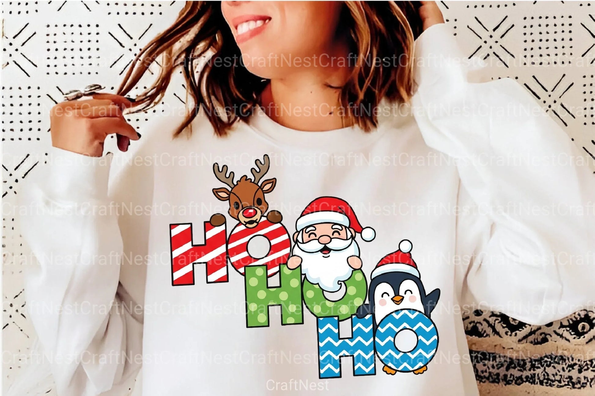 Santa Ho Ho Ho PNG Clipart Bundle - CraftNest - Digital Crafting and Art