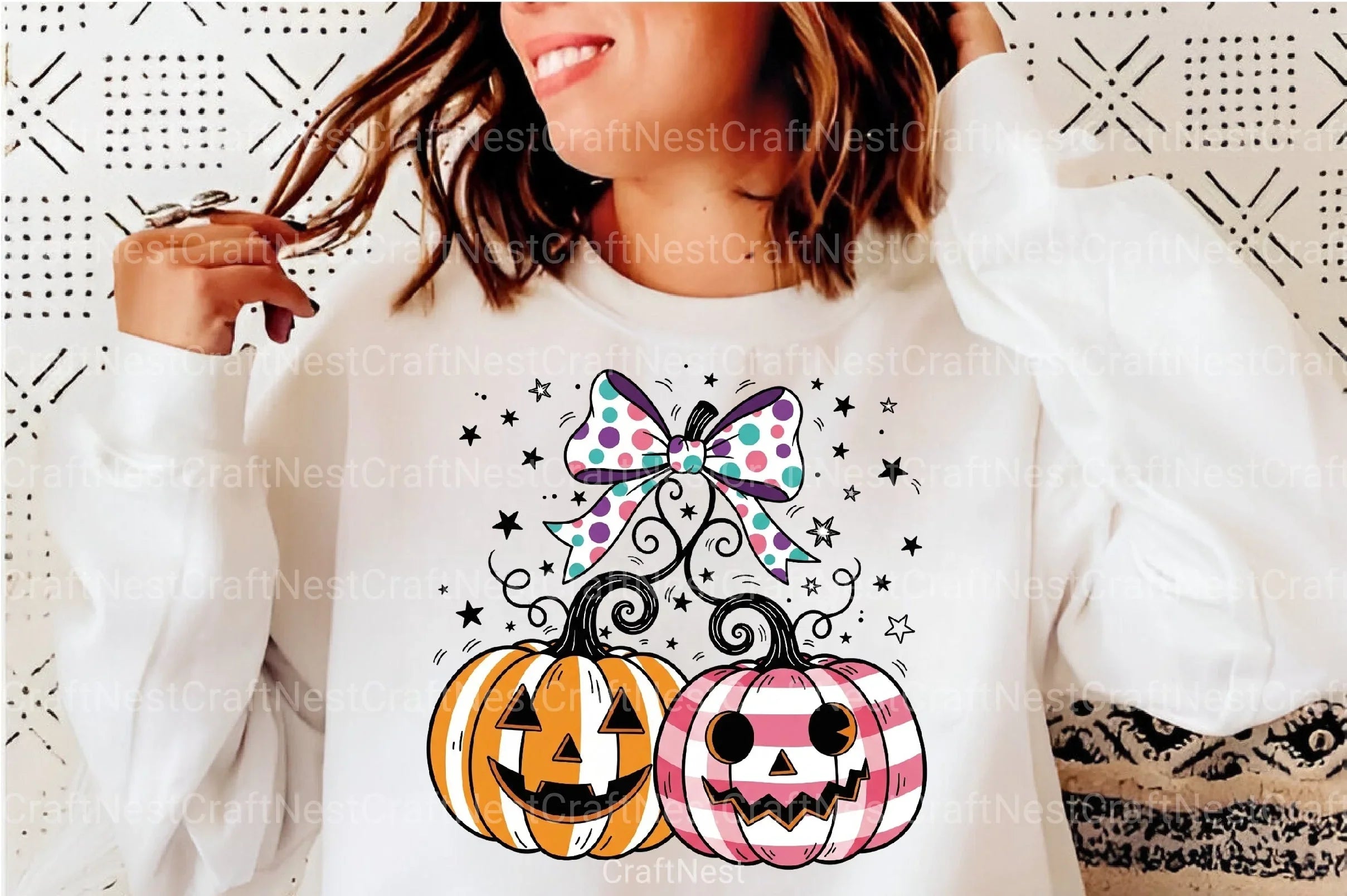 Coquette Halloween Pumpkin Cherries Clipart Bundle - CraftNest - Digital Crafting and Art